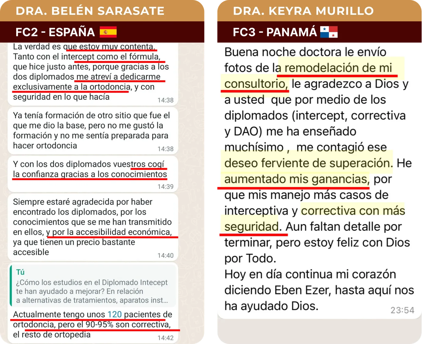 Testimonio de una alumna del Diplomado Fórmula Correctiva