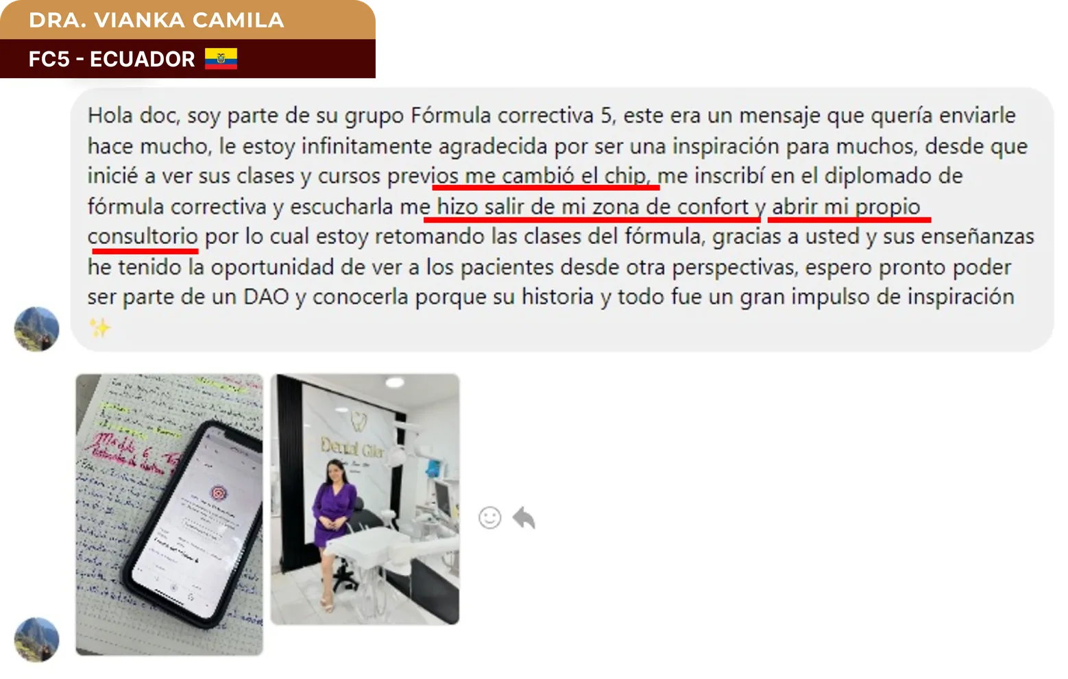 Testimonio de un alumno del Diplomado Fórmula Correctiva