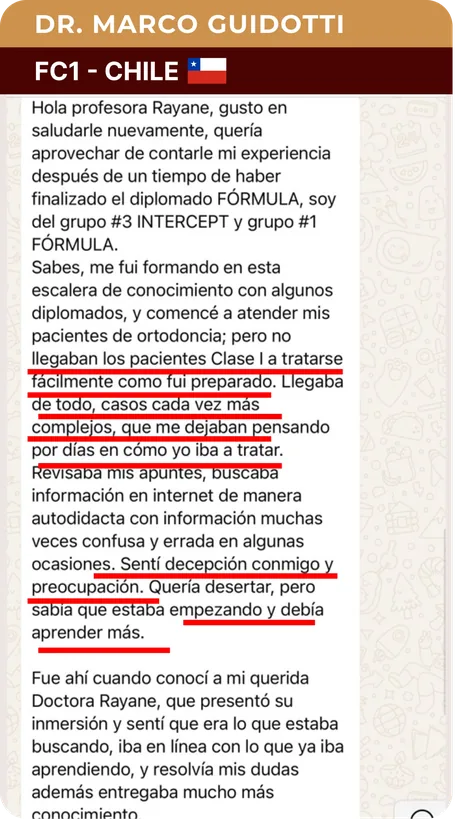 Testimonio de un alumno del Diplomado Fórmula Correctiva